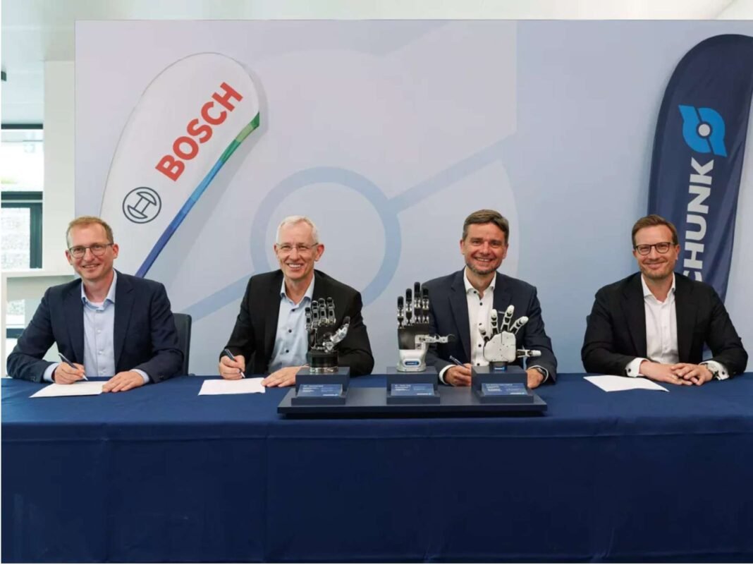 SCHUNK and Bosch Robotics Partner to Develop Humanoid Robot Hand SCHUNK and Bosch Robotics Partner to Develop Humanoid Robot Hand
